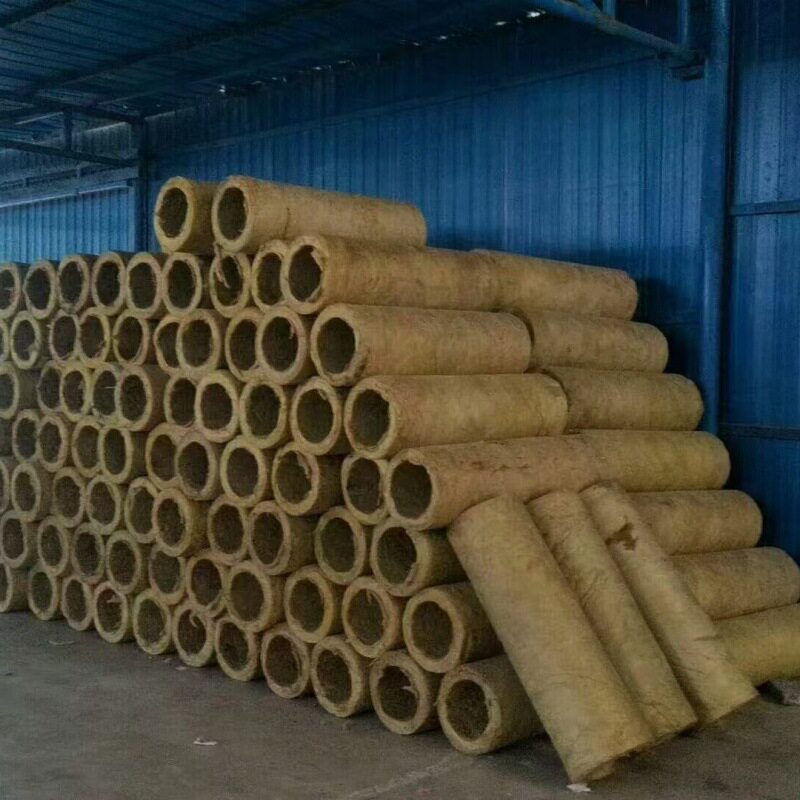 岩棉管复合岩棉管锅炉蒸汽管道保温管工业隔热保温岩棉管