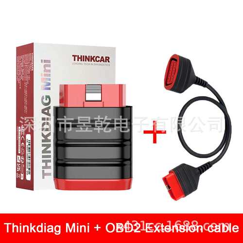 Thinkdiag Mini Car Diagnostic Tool with OBD2 Extension cable