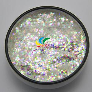 圆形金葱粉亮片1mm多彩混合七彩幻彩美甲工艺品玩具金葱粉闪粉