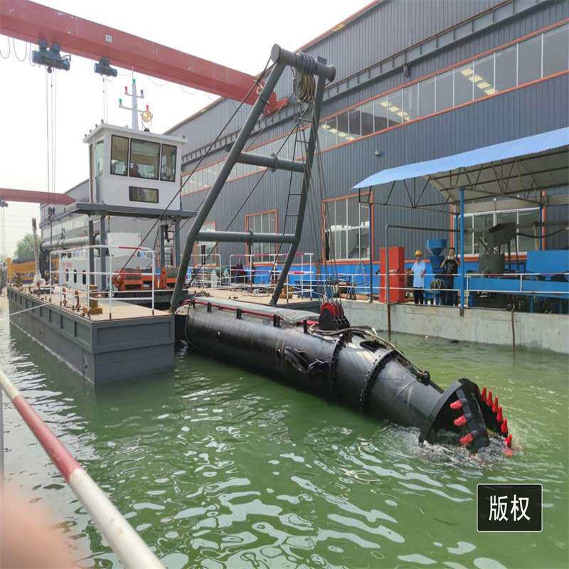山东挖泥船拼装式河底抽沙泵大型疏浚水道清淤船舶水库