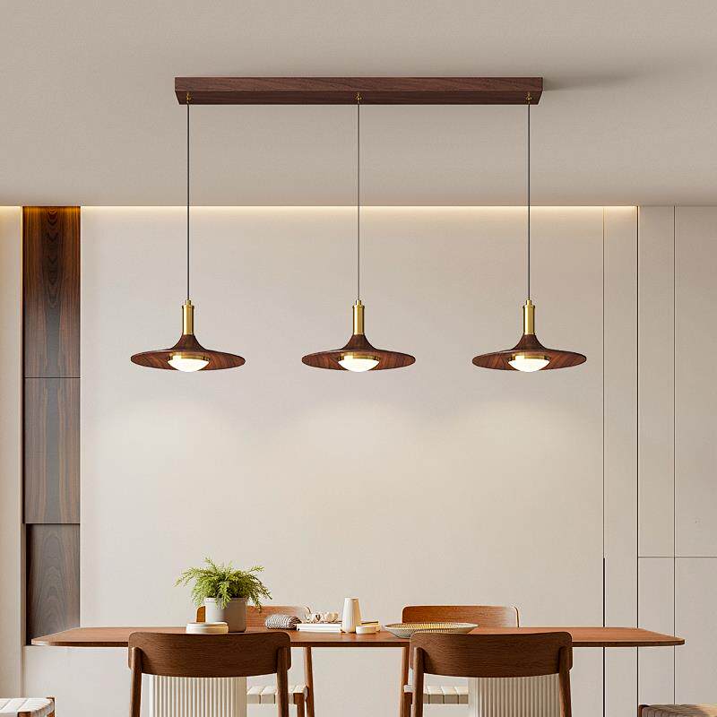 长条形中古风餐厅吊灯创意感餐桌灯具吧台茶室饭厅主灯床头灯