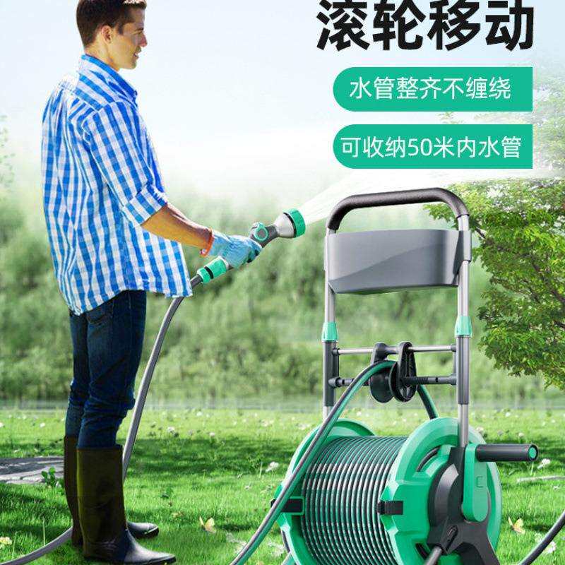 念高压水枪浇花洗车水管软管收纳架浇水浇菜防爆防冻4分塑料pvc管