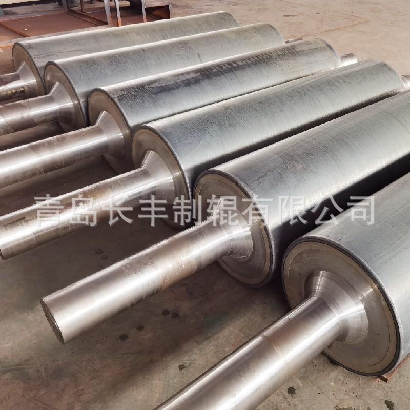 长丰镜面辊内部串水串油螺旋结构镀铬抛光处理辊筒