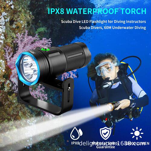 厂批新品嗨海游W56A3颗SST40潜水大灯潜水摄影补光灯潜水手提灯