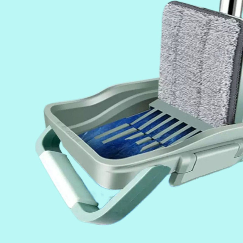 刮刮乐拖把家用懒人免手洗平板墩布家用拖布拖地干湿两美之程