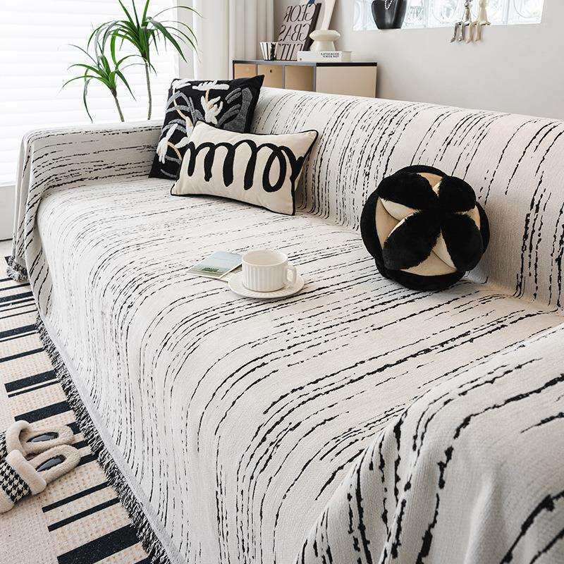 四季通用全包沙发盖布北欧高级感氛围沙发套罩四季通用雪尼尔盖巾