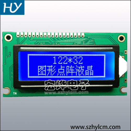 12232B液晶显示模块12232点阵模块不带字库12232外形尺寸84x44