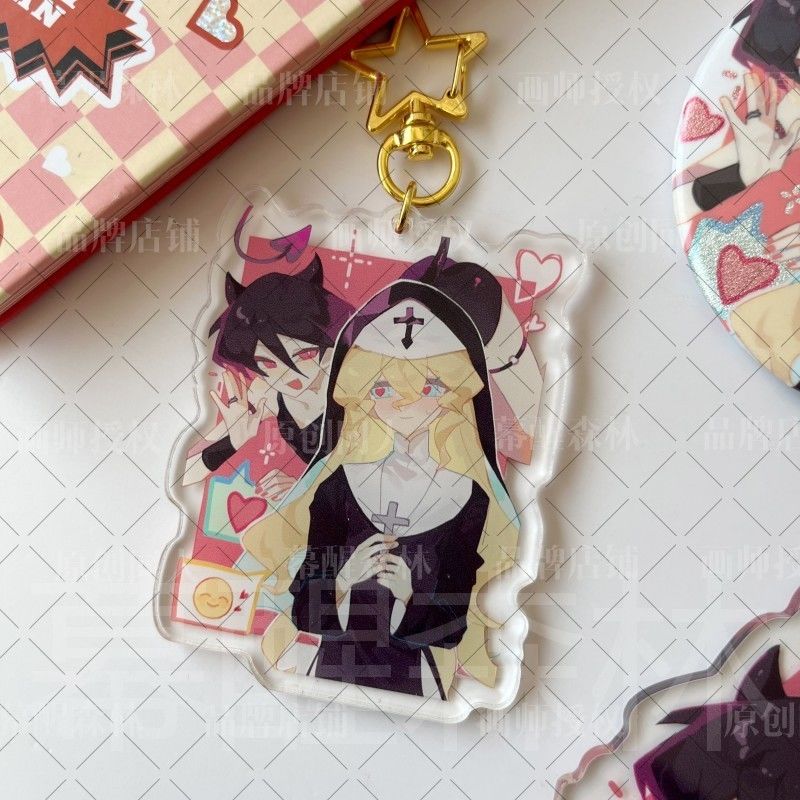 谜J吧唧徽章立牌钥匙扣挂件同人