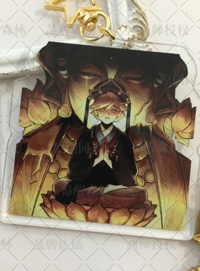 【幕醒森林】鬼灭之刃周边童磨徽章色纸挂件吧唧钥匙扣立牌明信片