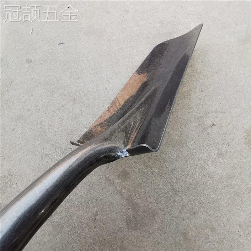山药锹加长铁锹挖沟窄泥锹加厚赶海铲子窄口铁锨锰钢挖洞专用起苗