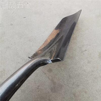 山药锹加长铁锹挖沟窄泥锹加厚赶海铲子窄口铁锨锰钢挖洞专用起苗
