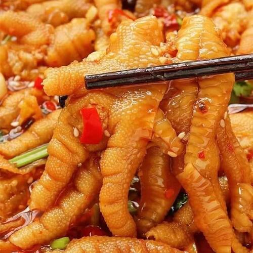 去骨凤爪官方旗舰店泡椒5斤脱骨大分量商用无骨鸡爪柠檬酸辣