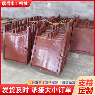 厂家直销铸铁闸门方形圆形镶铜铸铁闸门 双止水渠道闸门