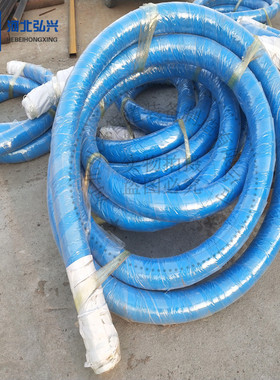 砼泵耐磨胶管DN125四层机械钢丝3米四层