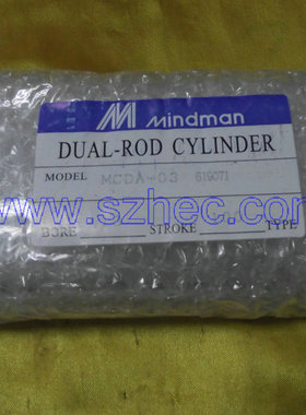 供应台湾金器Mindman MCGA双导杆气压缸 MCGA-03-16-100