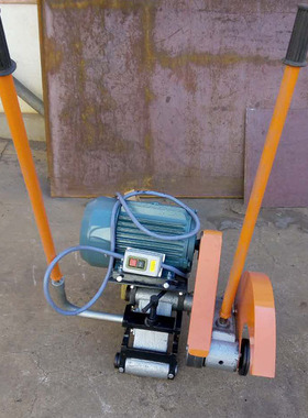 3KW电动切轨机 钢轨道岔电动锯轨机 DQG-B380V电动铁轨锯轨机