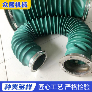 厂家供应液压杆油缸圆形伸缩式保护套 缝制拉链圆筒式丝杠防护罩