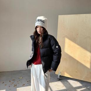 明摩羽绒服男女情侣外套短款女小个子90白鸭绒加厚2025新韩版冬装