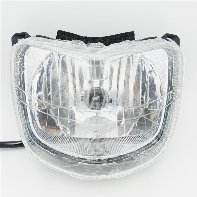 热销适用钻豹HJ125K-2/3w/2A/3A大灯总成前照灯导流罩尾灯车头大