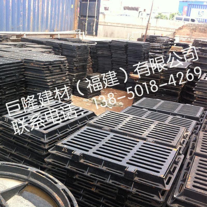 热销球墨铸铁雨水篦子污水井盖铸铁氺蓖子雨污口排水沟S盖板380*6