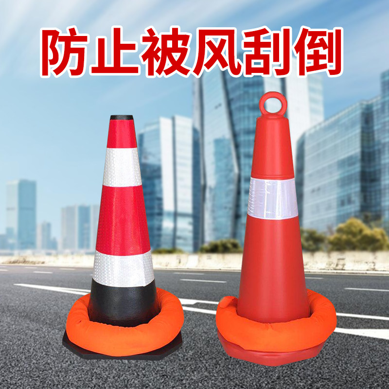 热销路锥加重沙袋反光锥加重路障停车增重袋雪糕筒沙X袋防风不倒图片