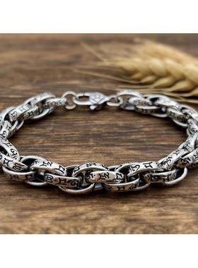 泰银手链男士S925纯银民