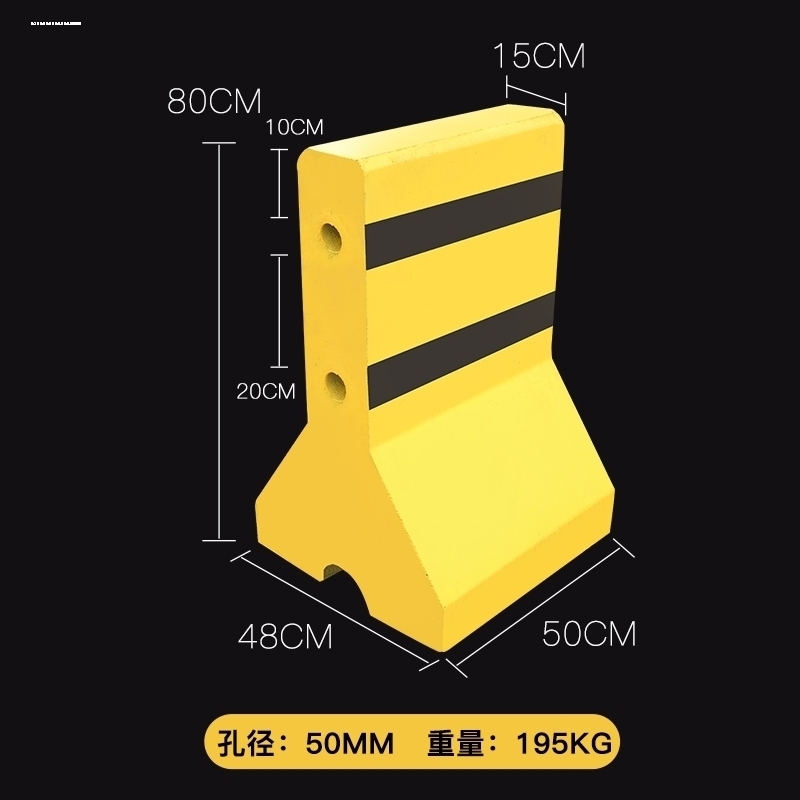 高速隔离水泥防撞墩道路中央施工护栏非机动车分道防撞墩