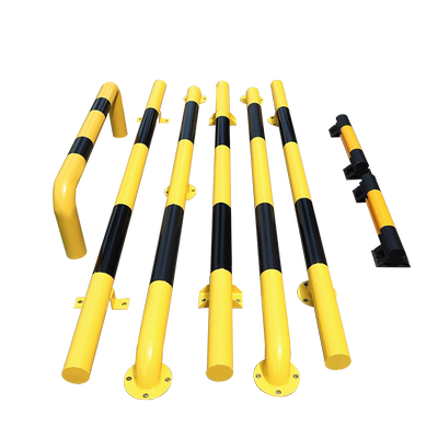 钢管挡车器车轮限位器铁阻车止退器车库车位定位器护持定制梯形