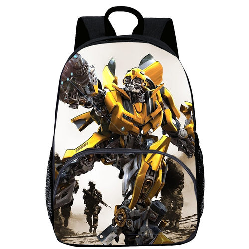 变形金刚背包Transformers可印LOGO休闲儿童学生书包男孩