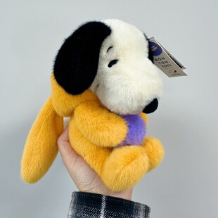 snoopy史努比毛茸茸钥匙扣狗头挂件毛绒公仔奶油可爱玩具玩偶礼物