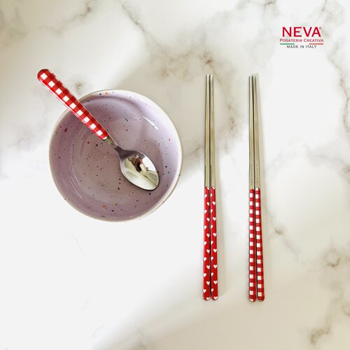 意大利NEVA原装不锈钢彩色筷子