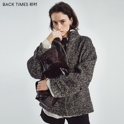 日单毛呢外套BACKTIMES*1315时尚