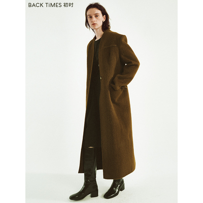 backtimesann女士羊毛大衣