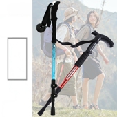 超轻铝合金登山杖伸缩外锁行山杆徒步爬山手杖非碳素户外防滑拐杖