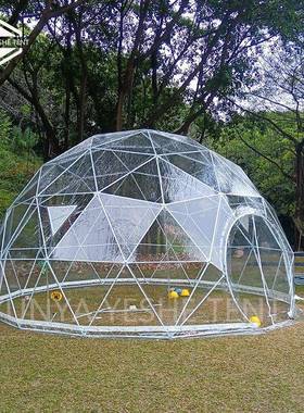 原始生产厂家供应形框架网红泡泡屋帐篷 全透明动球篷活房68869防
