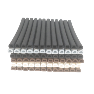 D型隔音条塑钢窗户自粘型防风防撞防水胶条灯箱候车亭门窗密封条