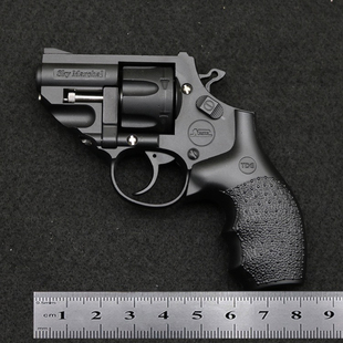 不可发射1:2.05天空法警TB-500左轮全金属仿真转轮模型儿童玩具枪