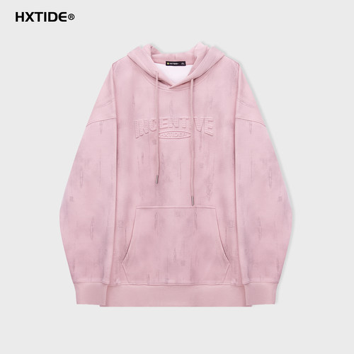 HXTIDE中国狐轩男装冬季带帽卫衣