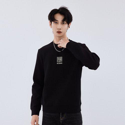 HXTIDE秋季圆领卫衣2025新品