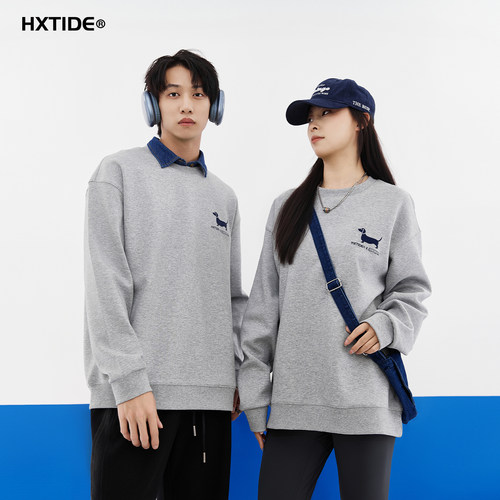 HXTIDE秋季圆领卫衣新款