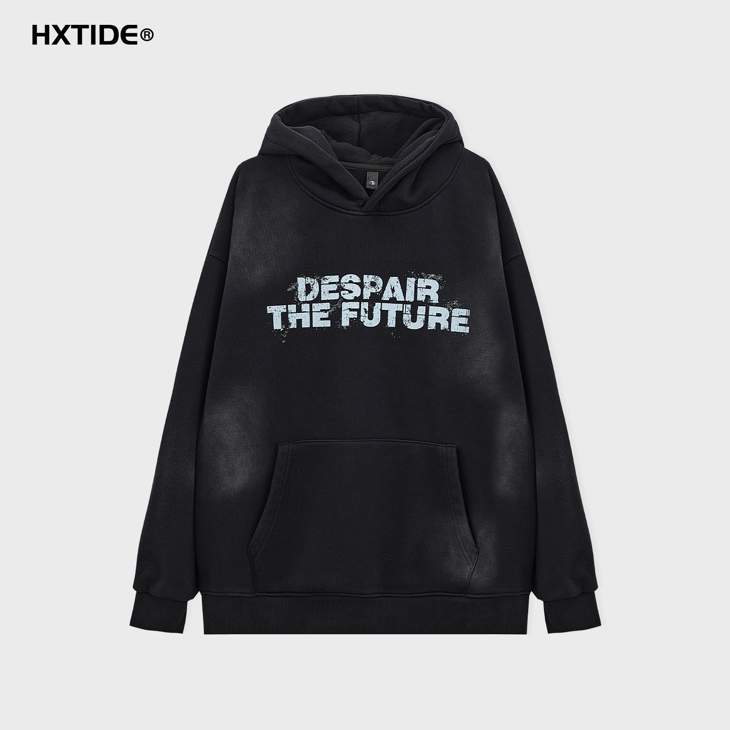 中国狐轩男装冬季带帽卫衣25新品