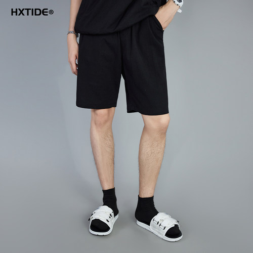 HXTIDE中国狐轩男装夏季五分裤