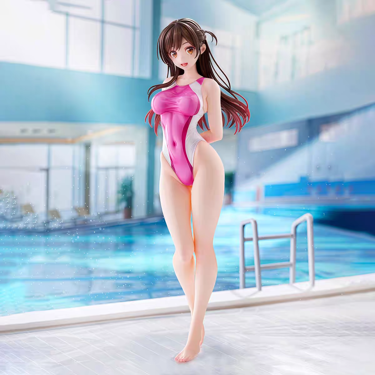 租借女友水原千鹤竞技泳装1/7美少女手办日本性感动漫二次元模型