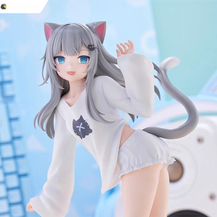甘城猫猫娘手办二次元美少女日本动漫模型可爱机箱车载摆件男生