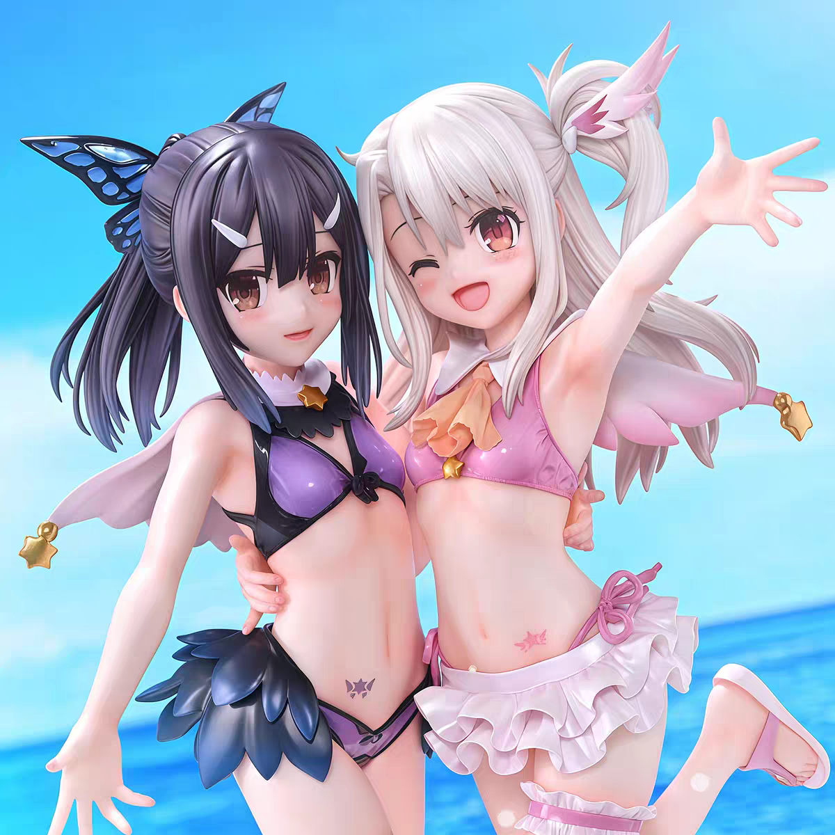 魔法少女伊莉雅 美游 泳装手办二次元美少女动漫机箱摆件景品礼物,模玩/动漫/周边/娃圈三坑/桌游,手办/手办景品,淘宝优惠券,粉丝福利购,淘宝优惠卷