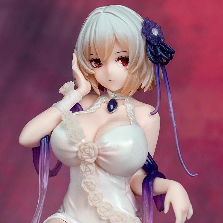 天狼星纯白蔷薇手办二次元美少女图片