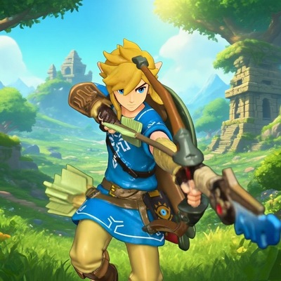 塞尔达传说旷野之息林克手办公主