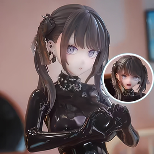 动漫可换脸GK黑川美羽制服美少女手办二次元模型机箱摆件礼物男生