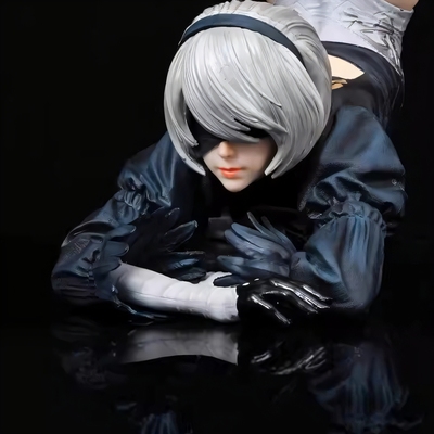 尼尔机械纪元2B趴姿手办美少女