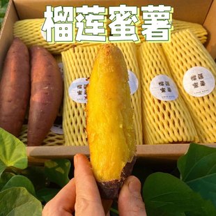 云南正宗榴莲蜜薯黄心软糯香甜丝滑细腻新鲜现挖地瓜番薯溏心流油